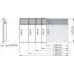 Elektryczny grzejnik convectorowy TX - 2500 W IP20 wym. 890 x 450 x 80