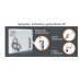 Elektryczny grzejnik convectorowy TX - 2500 W IP20 wym. 890 x 450 x 80
