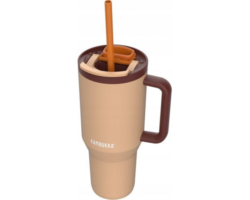 Thermal mug z teleskopową słomką Kambukka Rio Tumbler 950ml Almond Dream