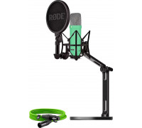 Rode NT1 Signature zielony + kabel XLR + statyw biurkowy (BUROINT1GN)