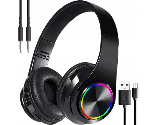 BLUETOOTH PODŚWIETLANE FURY LX-B39 CZARNE
