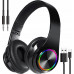 BLUETOOTH PODŚWIETLANE FURY LX-B39 CZARNE