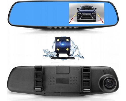 1TECH kamera REJESTRATOR JAZDY 1080P w lusterku W01 z kamerą reversing 0.2kg