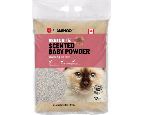 CAT LITTER BENTONITE CAN BABY POWDER 12K