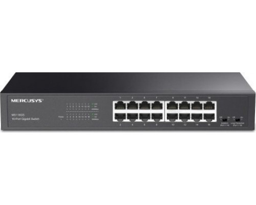 MERCUSYS switch MS116GS (16xGbE, fanless)