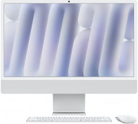 APPLE iMac Z1EJ 59,62cm 23,5Zoll Nano Glas M4 10C CPU/10C GPU/16C N.E. 24GB 512GB SSD Gbit Eth MM NumKey TID DE Silber