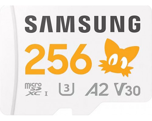 SD  Samsung  Pro Plus Sonic The Hedgehog MicroSDXC 256 GB Class 10 UHS-I/U3 A2 V30 (MB-MD256SA/LC1)