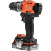 Black&Decker Akku-Schlagbohrschr. 18V 2x2Ah. Kof BCD383D2XK