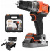 Black&Decker Akku-Schlagbohrschr. 18V 2Ah. Kof BCD383D1XK