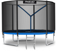 NeoSport Garden Trampoline 6ft/183cm With outer mesh i drabinką