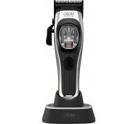 Profesionali plaukų kirpimo mašinėlė OSOM Professional PRIME Cordless Hair Clipper OSOMP01SIL, sidabro spalvos