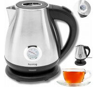 Huslog retro elektryczny z termomentrem srebrny