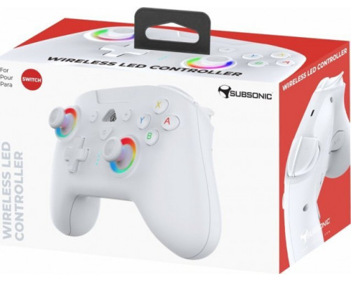 Subsonic Wireless Led Controller White - Nintendo Switch SA56332