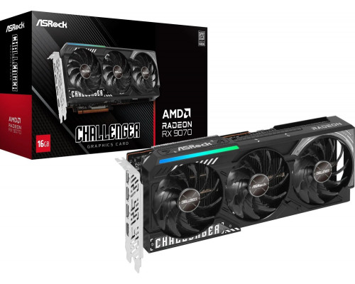 ASRock Radeon RX 9070 Challenger 16GB GDDR6 (RX9070 CL 16G)