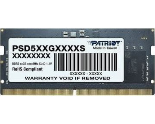 DDR5 SO-DIMM PC5600 Patriot 8GB (1x8) Signature Line