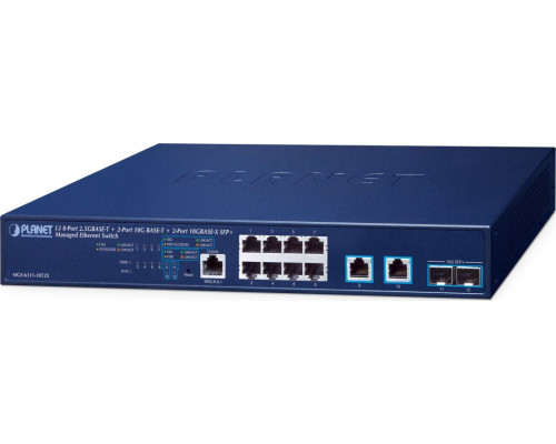 Planet 8-Port Managed Switch MGS-6311-10T2X
