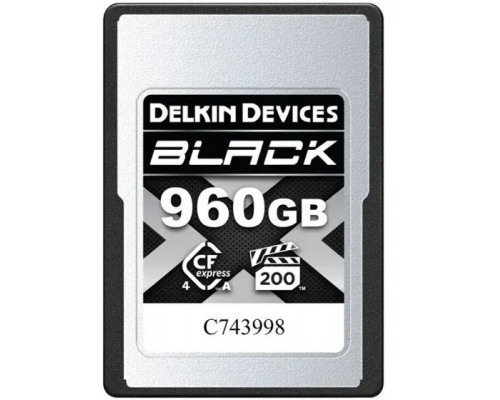 SD  Delkin Delkin CFexpress 4.0 BLACK, VGP200, R1830/W1740 (Type A | 4.0) 960GB