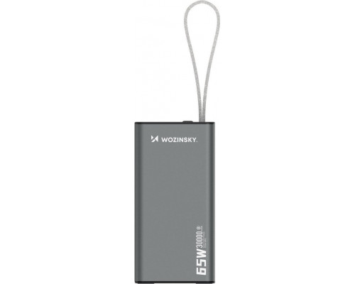 Wozinsky K65+ 65W 30000mAh 2x USB-C, 1x USB-A 65W - black