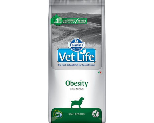 Farmina Pet Foods Vet Life Obesity Pies 12kg