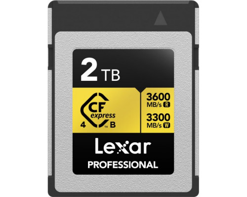 SD  Lexar Professional Gold CFexpress 2 TB  (LCXEXP4002T-RNENG)