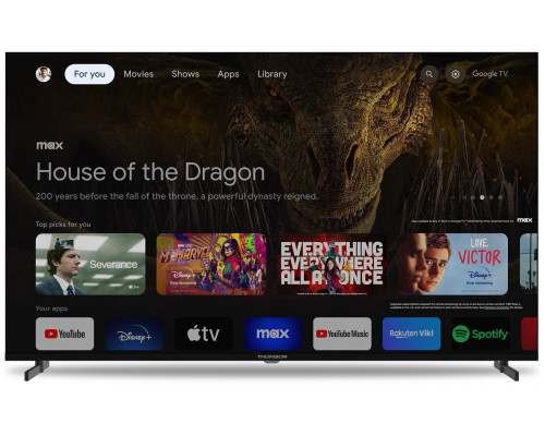 TELEWIZOR THOMSON 50UG4S14 UHD 4K SMART Google TV, boczne nóżki