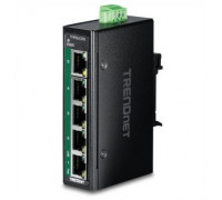 Switch TRENDnet 5-Port Industrial Gigabit PoE+ DIN-Rail Mini Switch