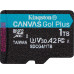 SD  Kingston Canvas Go! Plus (Gen4) MicroSDXC 1 TB Class 10 UHS-I/U3 A2 V30 (SDCG4/1TBSP)