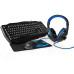 Nedis GCK41100BKUS Gaming set 4-in-1 (headphones, keyboard with backlight, optical mouse and non-slip mouse pad)