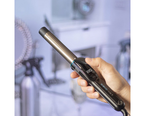 GA.MA G-EVO Digital IHT Tourmaline  diametrs 25 mm  150-220  degrees C  melna - Lokskeres