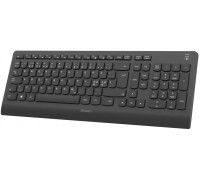 Bluetooth, Silent full size low-profile keyboard, Black