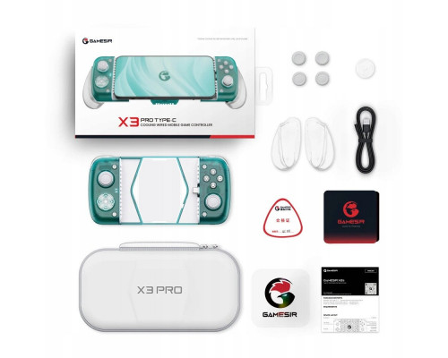 Kontroler mobilny GameSir X3 Pro USB-C z uchwytem na telefon
