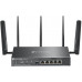 TP-Link ER706WP-4G OMADA VPN 4G+Cat6 router (AX3000,1xSFP WAN/LAN,1xGbEWAN,4xGbELAN/WAN,4xPoE+,45W,2xnanoSIM)