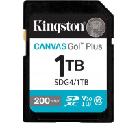 SD  Kingston Canvas Go! Plus (Gen4) SDXC 1 TB Class 10 UHS-I/U3 V30 (SDG4/1TB)