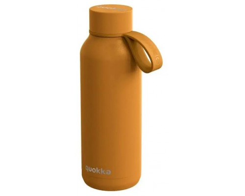 Quokka Solid With Strap - of steel stainlessj 510 ml with belt (Mustard)