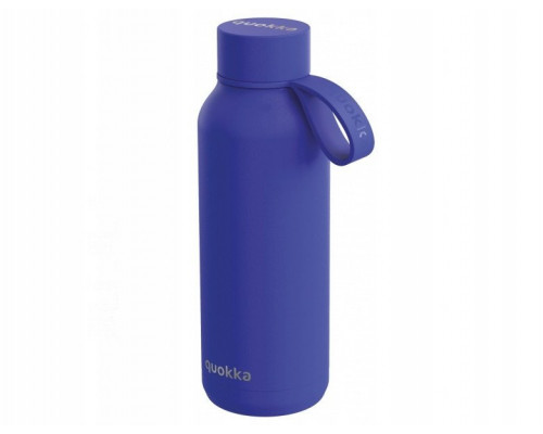 Quokka Solid With Strap - of steel stainlessj 510 ml with belt (Dusk Blue)