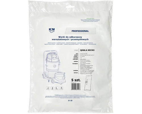 K&M KM-Q068.A ROWENTA Bags for vacuum cleaner 5 pcs.