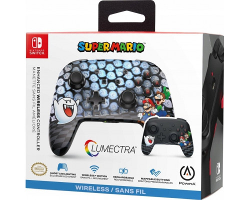 PowerA SWITCH Pad bezwire Enhanced Lumectra Mario Peek-A-Boo