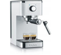 Graef ES 401, Espresso machine, 1.25 L, Ground coffee, 1400 W, Grey