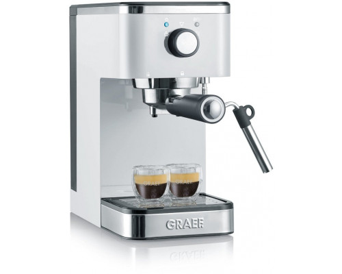 Graef ES 401, Espresso machine, 1.25 L, Ground coffee, 1400 W, Grey