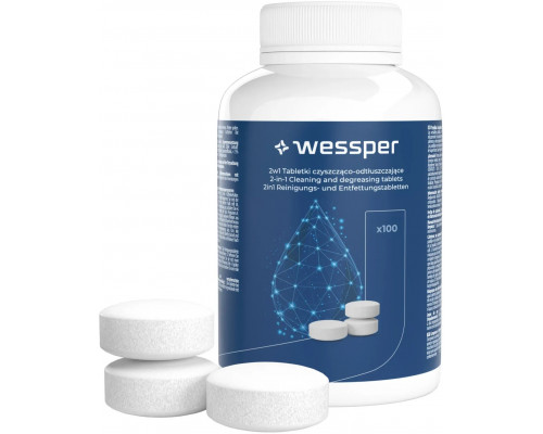 Wessper Tabletki do czyszczenia ekspresu i odtłuszczania 2w1 150 szt. (WES078-150)