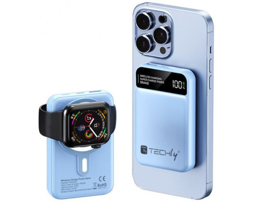 Techly   10 000 mAh bezprzewodowy Magnetic