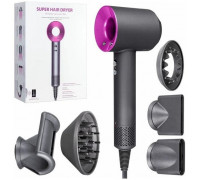 Wooco Leafless Hair Dryer with 5 Magnetic Nozzles 1600W