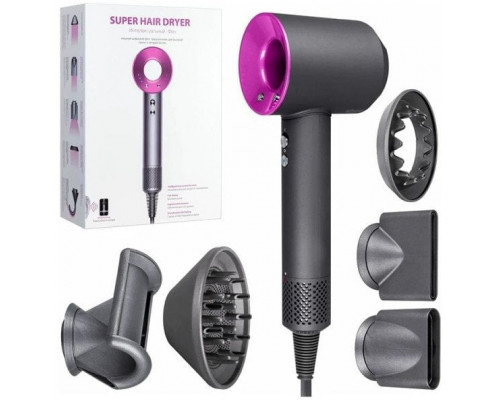 Wooco Leafless Hair Dryer with 5 Magnetic Nozzles 1600W