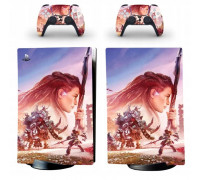 Naklejki Skórki na PlayStation 5 orawith  Pady Motyw Horiwith on Zero Dawn