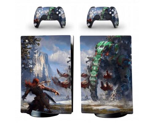 Naklejki Skórki na PlayStation 5 orawith  Pady Motyw Horiwith on Zero Dawn