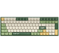 IQUNIX F97 Camping Wireless Gaming Tastatur, RGB - MX-Brown-Switches (US)