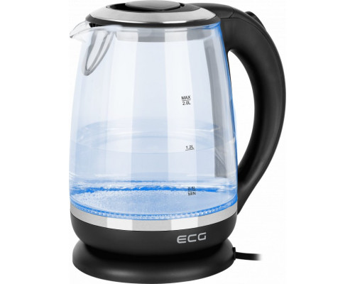 Electric, glass kettle ECG RK 2080, 2 l