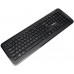 Targus - Tastatur-und-Maus-Set - Kombination - full size - kabellos - 2.4 GHz - QWERTY - Nordisch - Schwarz