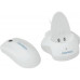 GETT Cleankeys CKM2W Plastik Scroll Maus kabellos Funk 2,4 MHz IP68 wasserdicht desinfizierbar optisch USB Farbe: weiss