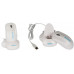 GETT Cleankeys CKM2W Plastik Scroll Maus kabellos Funk 2,4 MHz IP68 wasserdicht desinfizierbar optisch USB Farbe: weiss